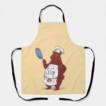 Adorable Koch Bear Schürze - Ideal für Cooking Ent