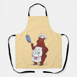 Adorable Koch Bear Schürze - Ideal für Cooking Ent