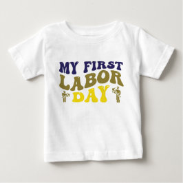 Adorable Labour Day Baby T - Shirt feiern