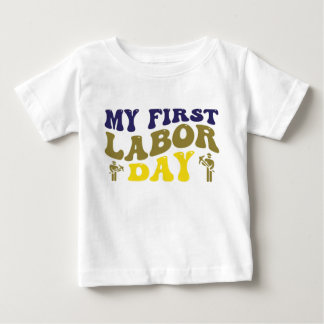 Adorable Labour Day Baby T - Shirt feiern