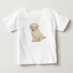Adorable Labrador Welpenskizze Baby T-shirt
