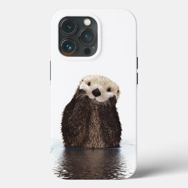 Adorable Lächeln Otter in Lake OtterBox iPhone Cas Case-Mate iPhone Hülle (Rückseite)
