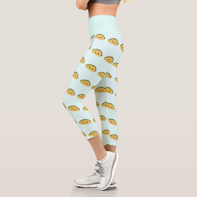 Adorable lächelnd kawaii tako capri leggings (Links)
