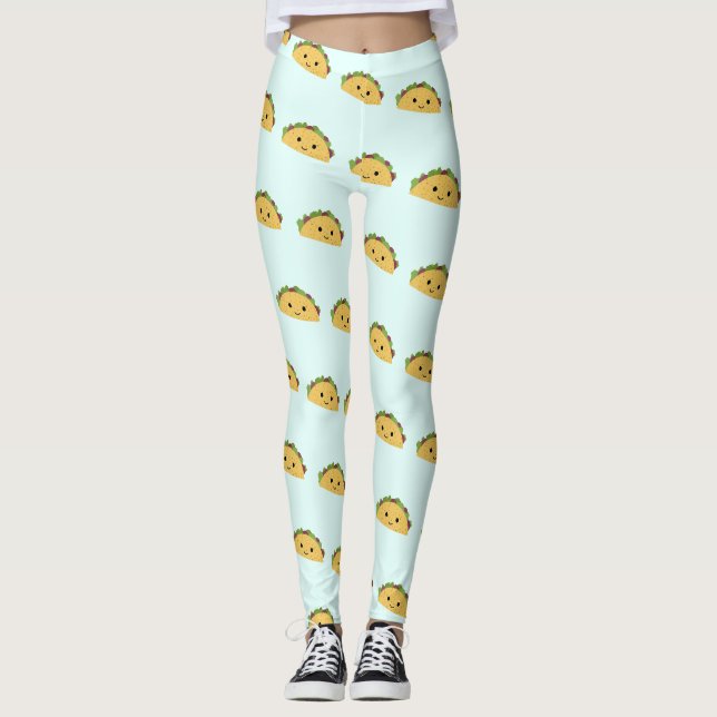 Adorable lächelnd kawaii tako leggings (Vorderseite)
