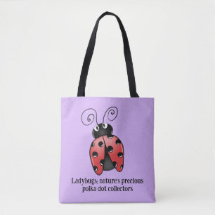 Adorable Ladybug Liebe Tote Bag - Spread Liebe Tasche