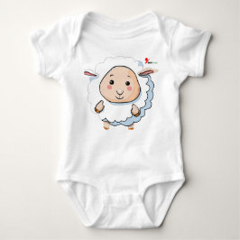 Adorable Lamb Baby Bodysuit Baby Strampler