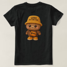 Adorable "Less But Better" Bear Tee