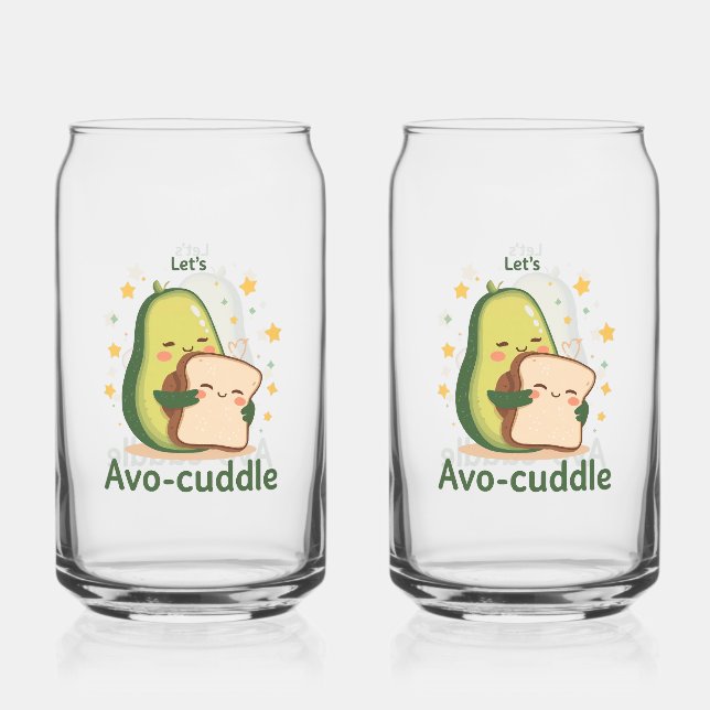 Adorable "Let's Avo-Cuddle" Food Pun (Recto)