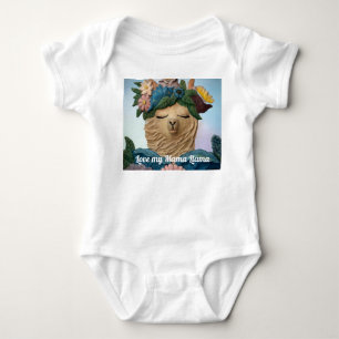 Adorable Liebe meine Mama Llama Trage für Baby Strampler