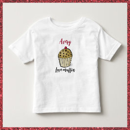 Adorable Liebe Muffin Kleinkind T-shirt
