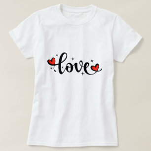 Adorable LIEBE T - Shirt für Mädchen - Perfektes V