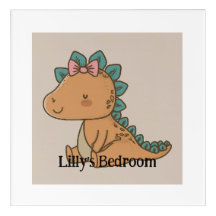 Adorable Little Girl Dinosaur - Niedliches Dino De