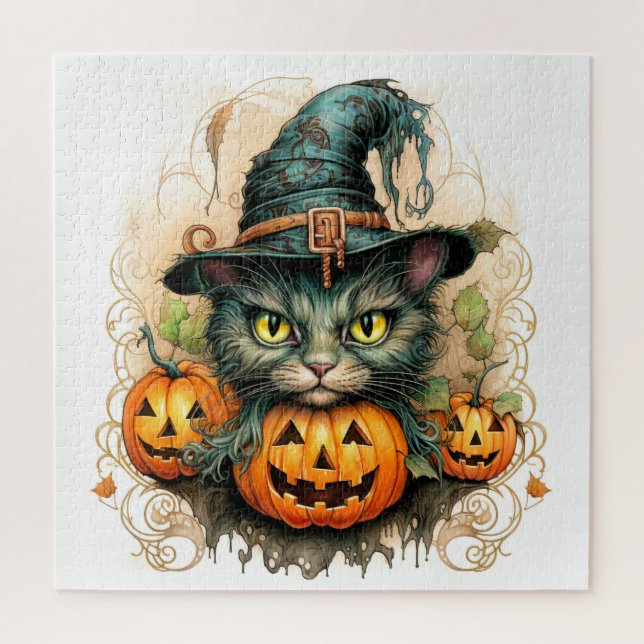Adorable Little Kitty Cat Hexe (Vertikal)