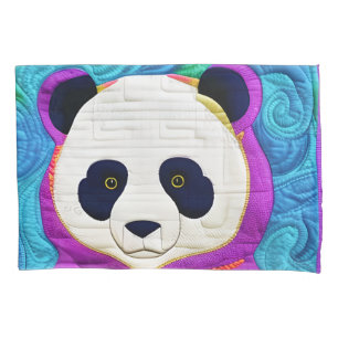 Adorable Little Panda - quilt-like Design Kissenbezug