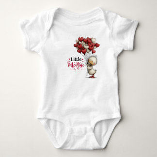 Adorable Little Valentine Baby Bodysuit - Cute Baby Strampler