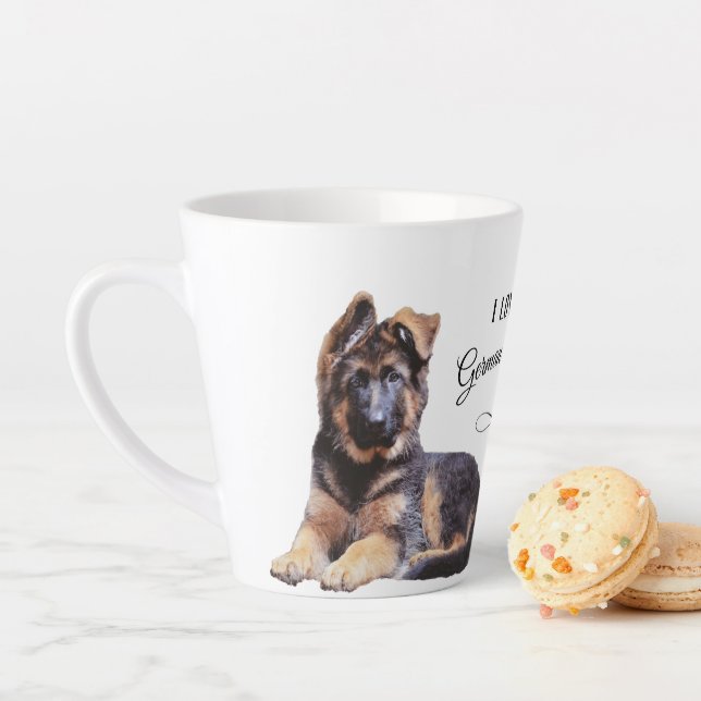 Adorable Longhaar-Welpe Milchtasse (Beispiel)