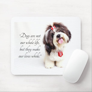 Adorable Lovely Shih Tzu Puppy Mousepad