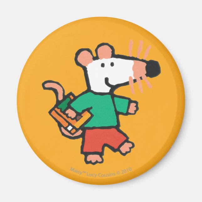 Adorable Maisy Lieben zum Lesen Magnet (Vorne)