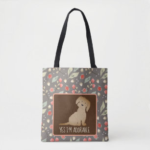 Adorable MALTIPOO Tote Bag Tasche