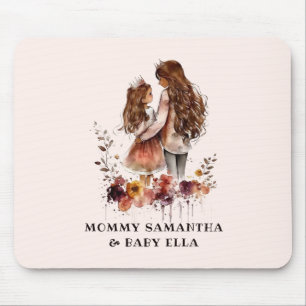 Adorable Mama und Tochterbank (10) Mousepad