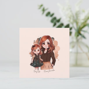Adorable Mama und Tochterbank (2)