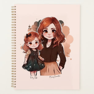 Adorable Mama und Tochterbank (2) Planer