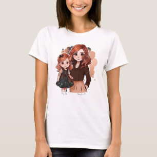 Adorable Mama und Tochterbank (2) T-Shirt