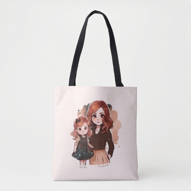 Adorable Mama und Tochterbank (2) Tasche (Vorderseite)