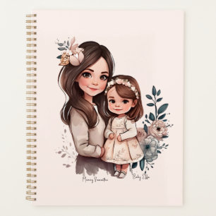 Adorable Mama und Tochterbank (3) Planer