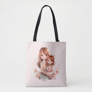 Adorable Mama und Tochterbank Tasche