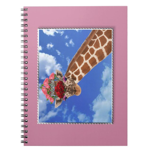 Adorable "Missy Giraffe" Notizblock (Vorderseite)
