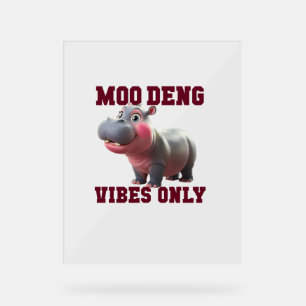Adorable MOO DENG VIBES SEULEMENT bon bébé Hippo V