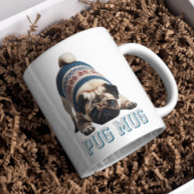Adorable Mops - Was für eine Tasse!