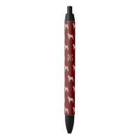Adorable Möpsen Hundebüt Muster Mit Monogramm Pen