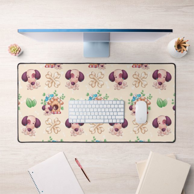 Adorable Motif de chien (Bureau 1)