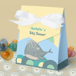 Adorable Nautical Whale Tintenfisch Yellow Baby Du Geschenkschachtel