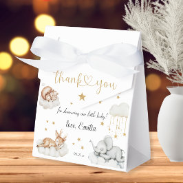 Adorable neutrale Schlaftierwolkendusche Geschenkschachtel