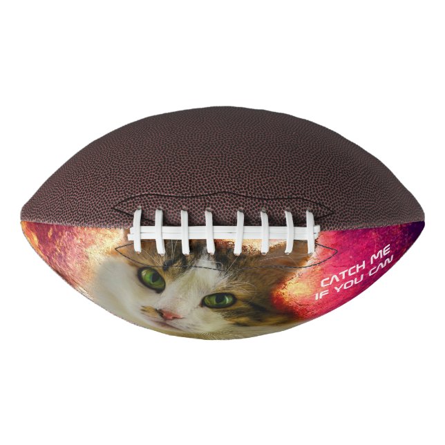 Adorable Niedlich Calico Cat Football (Vorderseite)