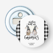 Adorable Niedlich Gnomes Black Buffalo Kariert