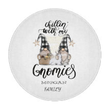 Adorable Niedlich Gnomes Black Buffalo Kariert