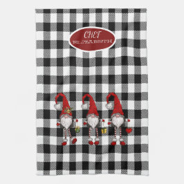 Adorable Niedlich Gnomes Buffalo Kariert Geschirrtuch