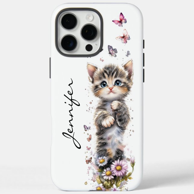 Adorable Niedlich Kitten iPhone / iPad Gehäuse 16 Pro Max Hülle (Rückseite)