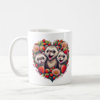Adorable Niedliche Ferret Hütte Core Tasse