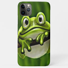 Adorable Niedliche Lächeln Grünen Frosch im Baum Case-Mate iPhone Hülle