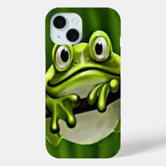 Adorable Niedliche Lächeln Grünen Frosch im Baum Case-Mate iPhone Hülle
