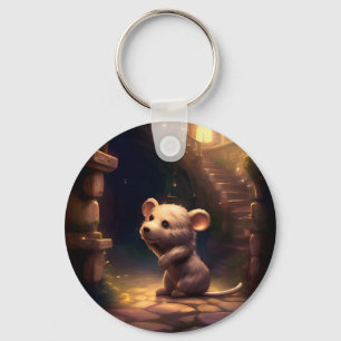 Adorable Niedliche Maus Schlüsselanhänger