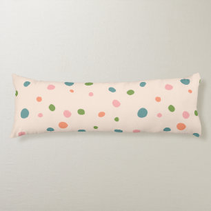 Adorable niedliche Muster Polka Punkte rosa modern Seitenschläferkissen