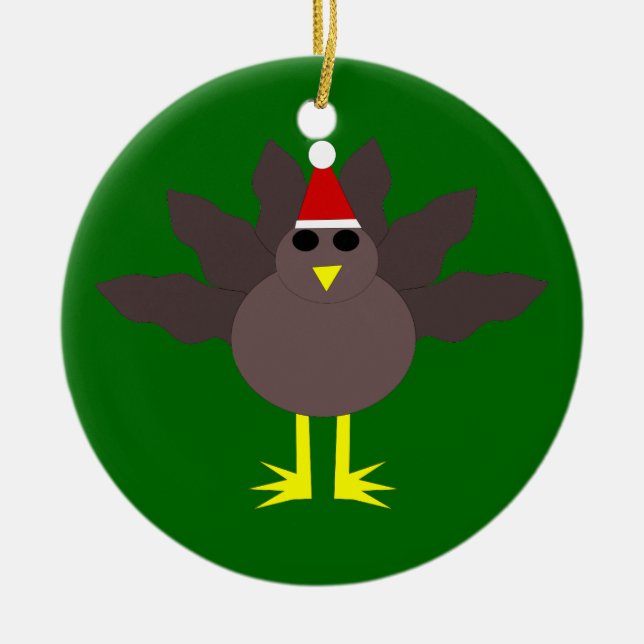adorable Noël Turquie Ornement (Devant)