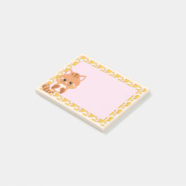 Adorable Orange Tabby Tiger Kitten Post-it Klebezettel