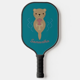 Adorable Otter Pickleball Paddle
